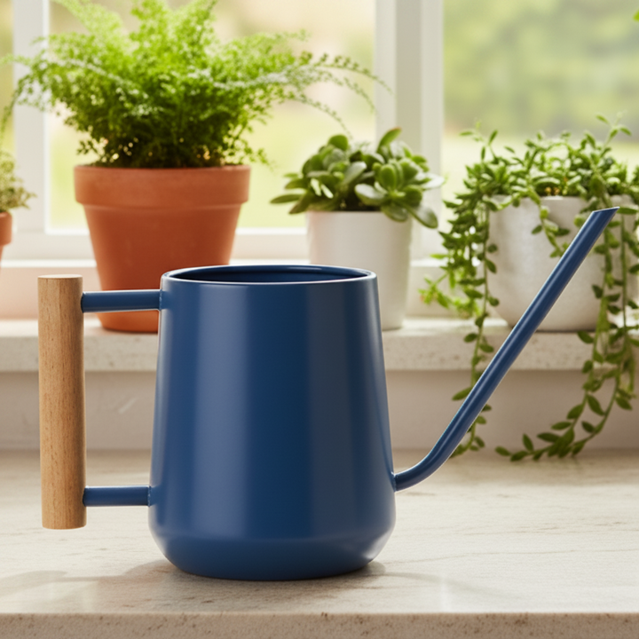 Burgon &amp; Ball Cotswold Blue Collector Indoor Watering Can