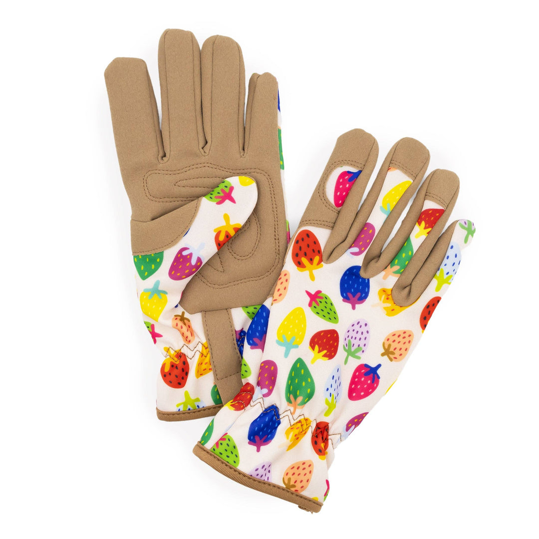 Saje Multicolour Strawberry Design Women's One Size Gardening Gloves