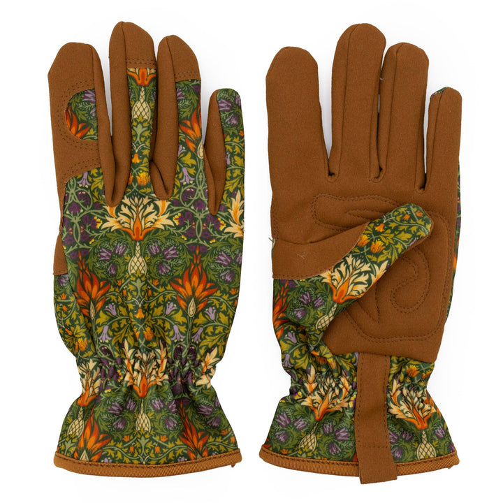 William Morris Design Snakeshead Green Women's One Size Gardening Gloves
