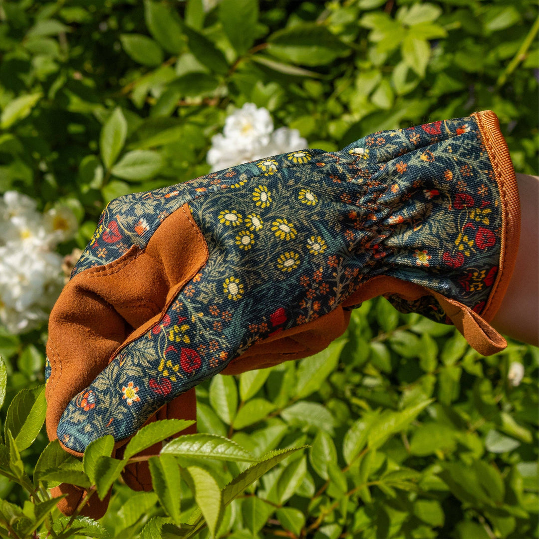 William Morris Design Blackthorn Green Women's One Size Gardening Gloves
