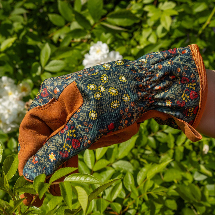 William Morris Design Blackthorn Green Women's One Size Gardening Gloves