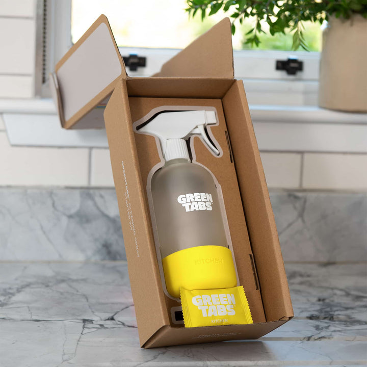 The Green Co GreenTabs™ Kitchen Cleaning Spray Degreaser Starter Kit