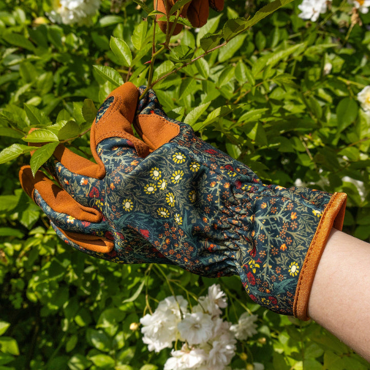 William Morris Design Blackthorn Green Women's One Size Gardening Gloves