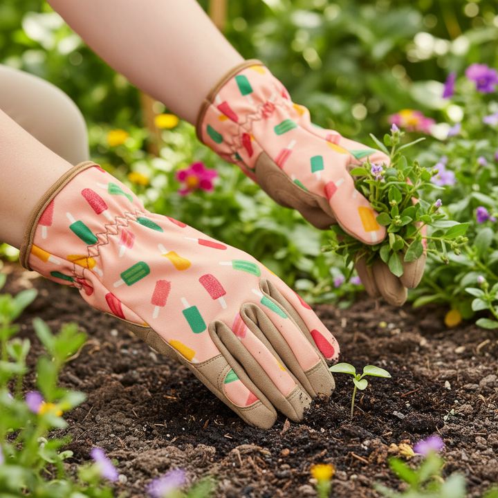 Saje Ice Lolly Design Women's One Size Gardening Gloves
