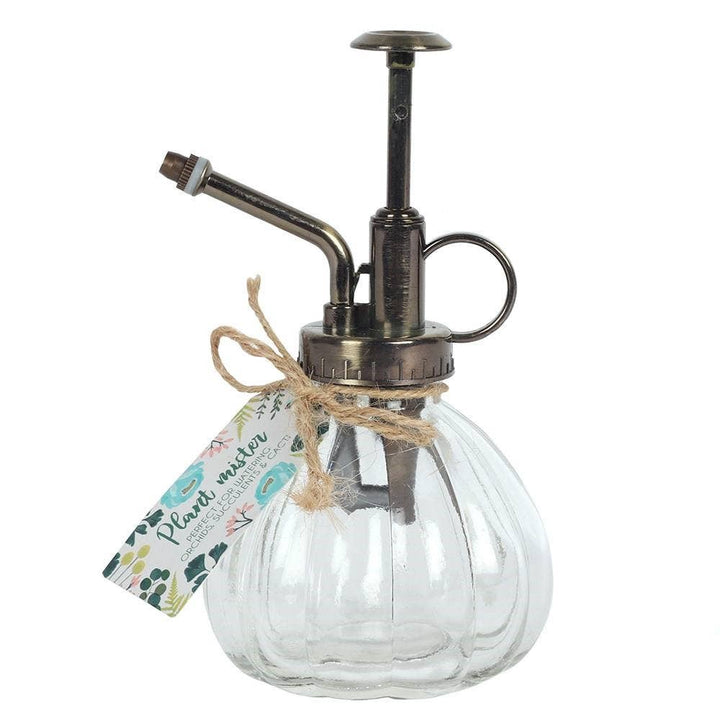 Clear Glass Vintage Inspired Botanical Plant Mister
