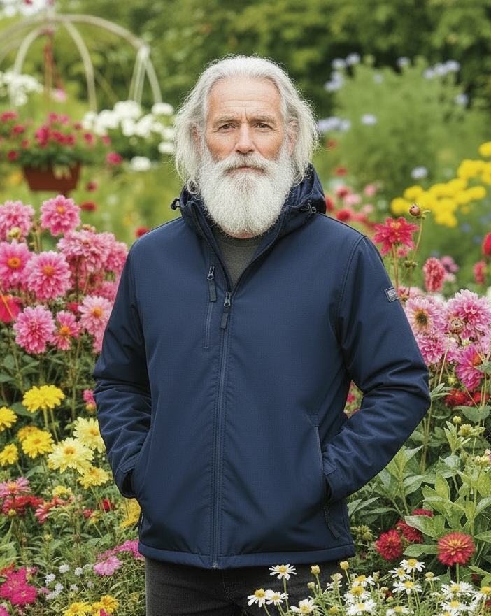 Fort Holkham Navy Blue Softshell Waterproof Jacket