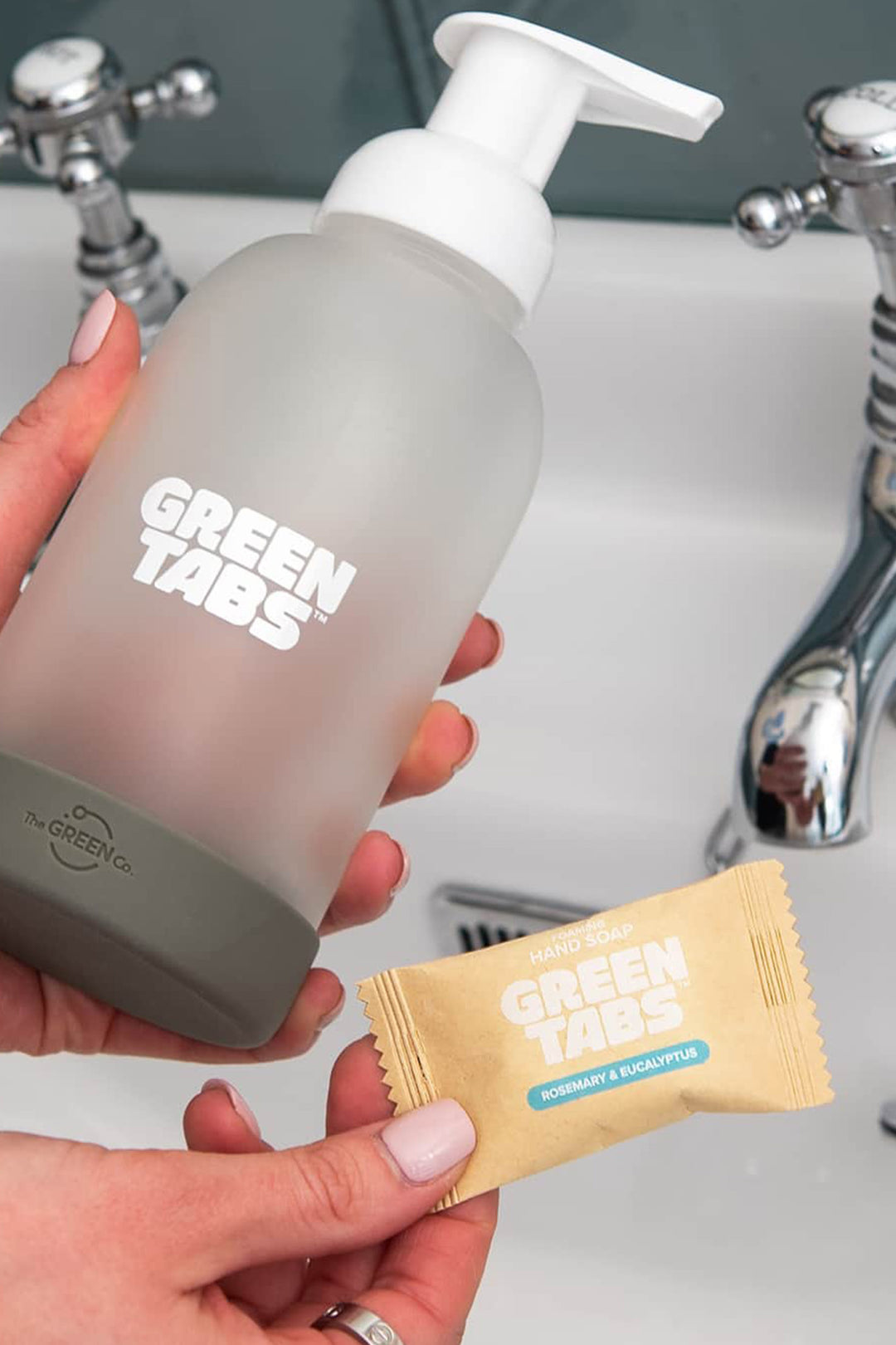 The Green Co GreenTabs™ Box of 4 Rosemary And Eucalyptus Foaming Hand Soap Refills