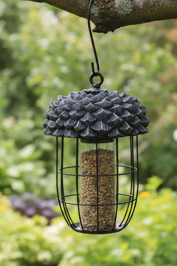 Acorn Design Bird Seed Large Feeder