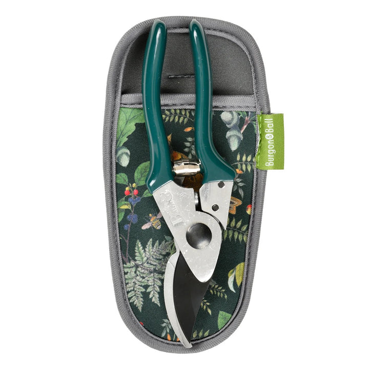 Burgon &amp; Ball RHS Woodland Wonders Pruner and Holster Gift Set at Norman &amp; Vera