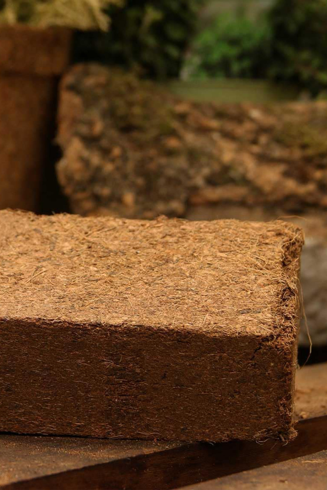 Compost Firming Block Coir Products Vital Grow 650g Compressed Block Potting Compost Mix ...