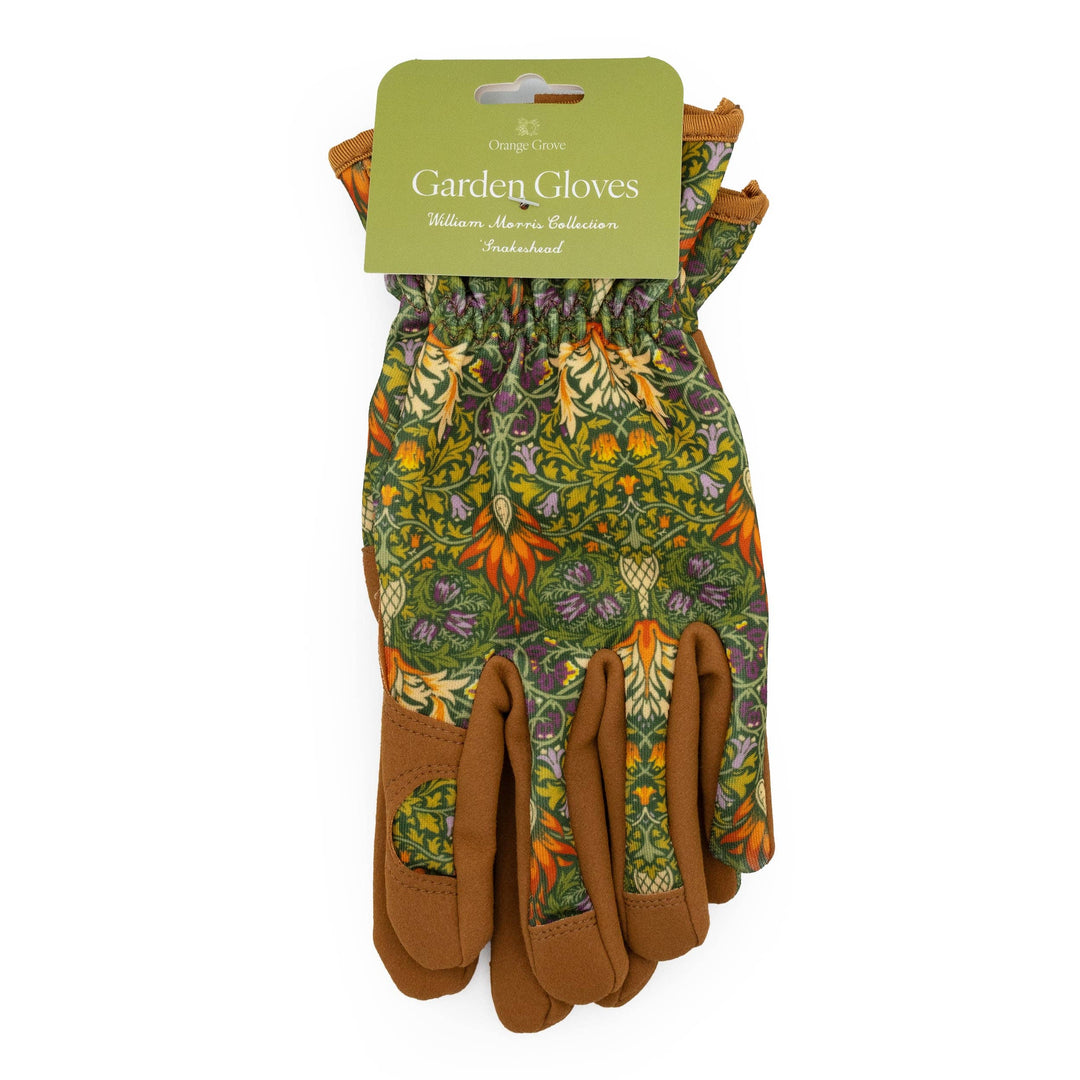 William Morris Design Snakeshead Green Women's One Size Gardening Gloves