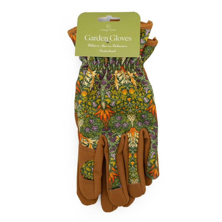 William Morris Design Snakeshead Green Women's One Size Gardening Gloves
