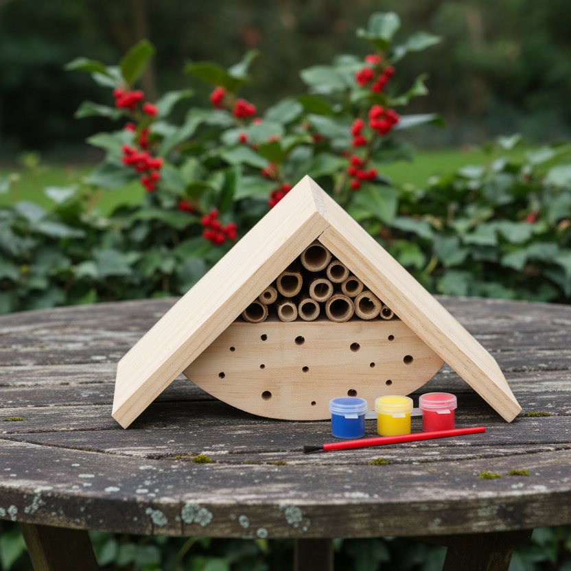 Esschert Design Rocking Insects Esschert Kids in the Garden Paint Your Own Insect and Bee Hotel Set ...