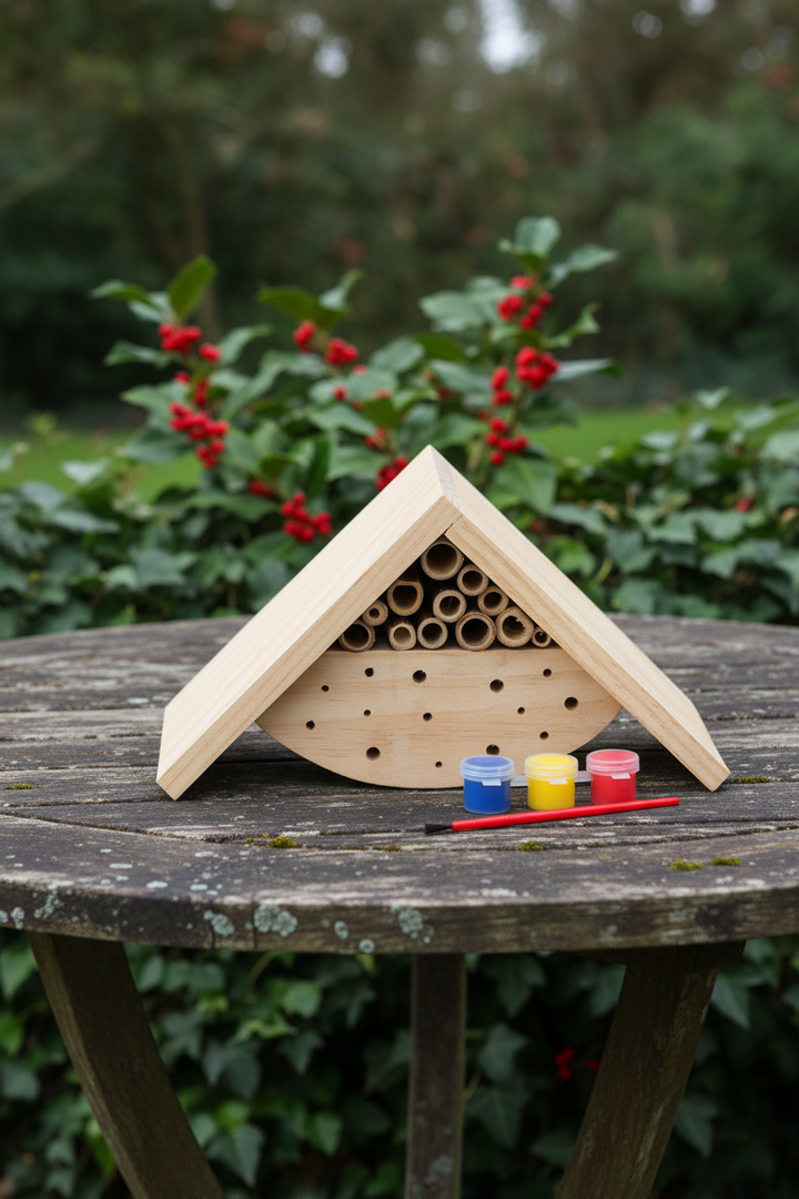 Esschert Kids in the Garden Paint Your Own Insect Hotel Set