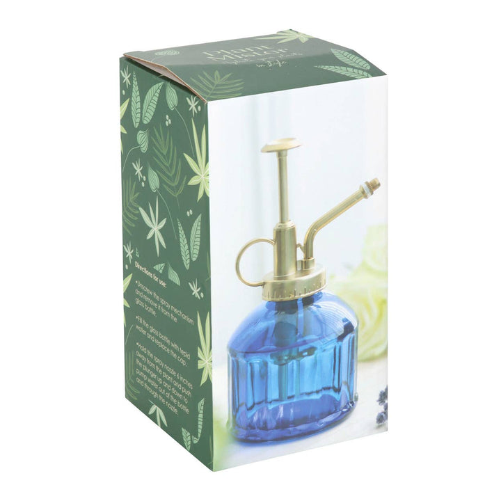 Blue Glass Vintage Inspired Plant Mister