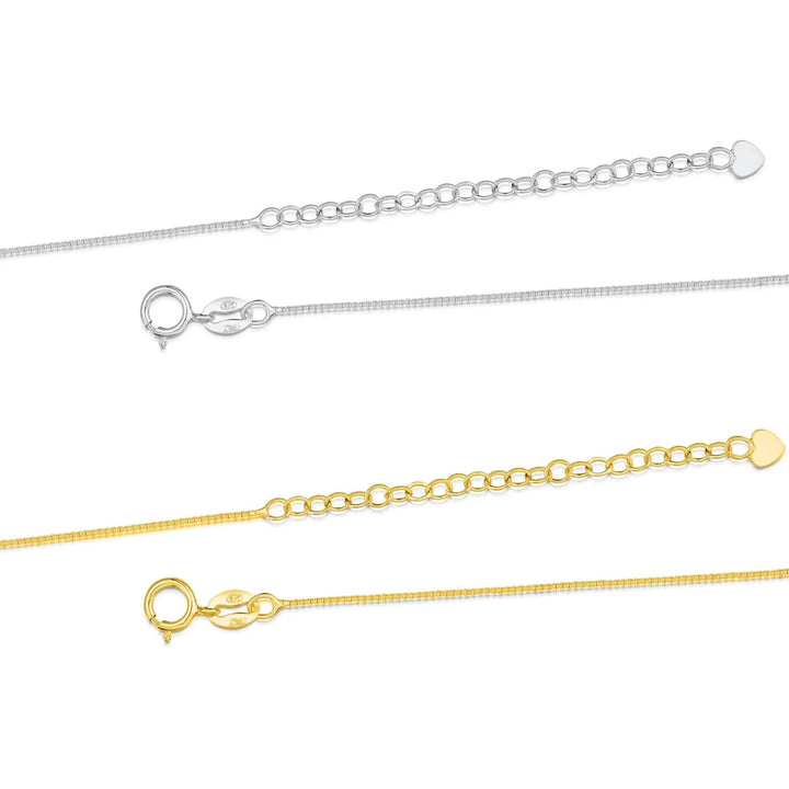 Shrieking Violet® Sterling Silver Forget-Me-Not Teardrop Necklace