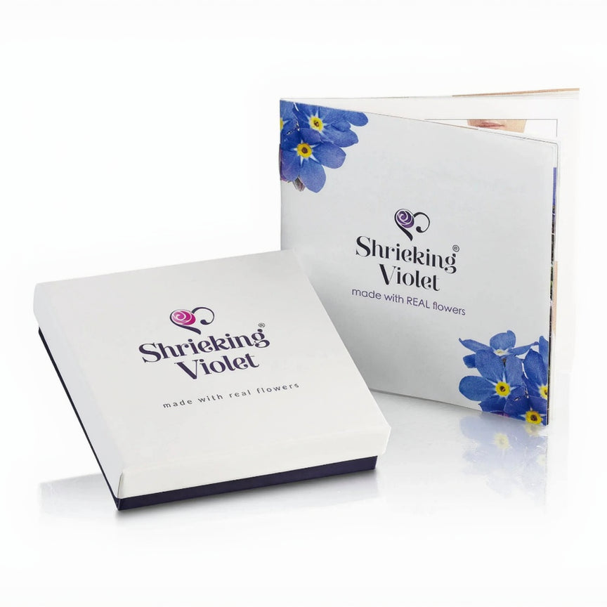 Shrieking Violet® Gold Plated Poppy Flower Charm Bracelet