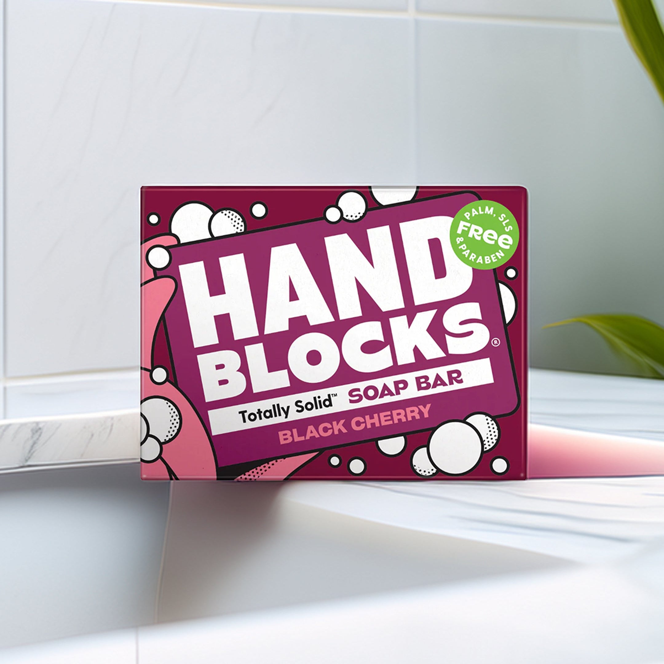 Hand Blocks Black Cherry Plant Based Soap Bar – Norman & Vera