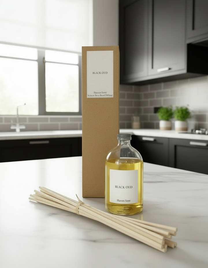 Heaven Scent Black Oud Reed Diffuser 100ml