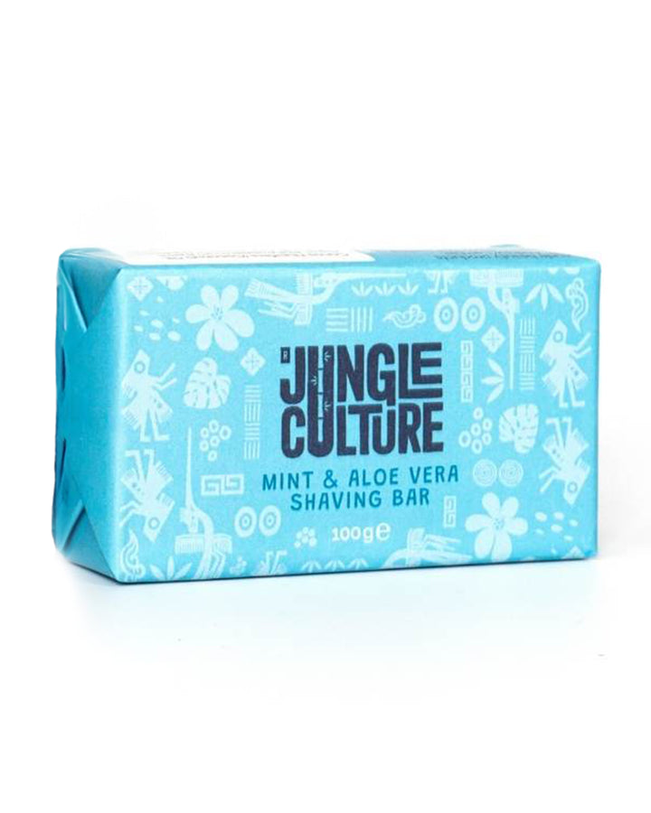 Jungle Culture Aloe Vera & Mint Solid Shaving Bar 100g