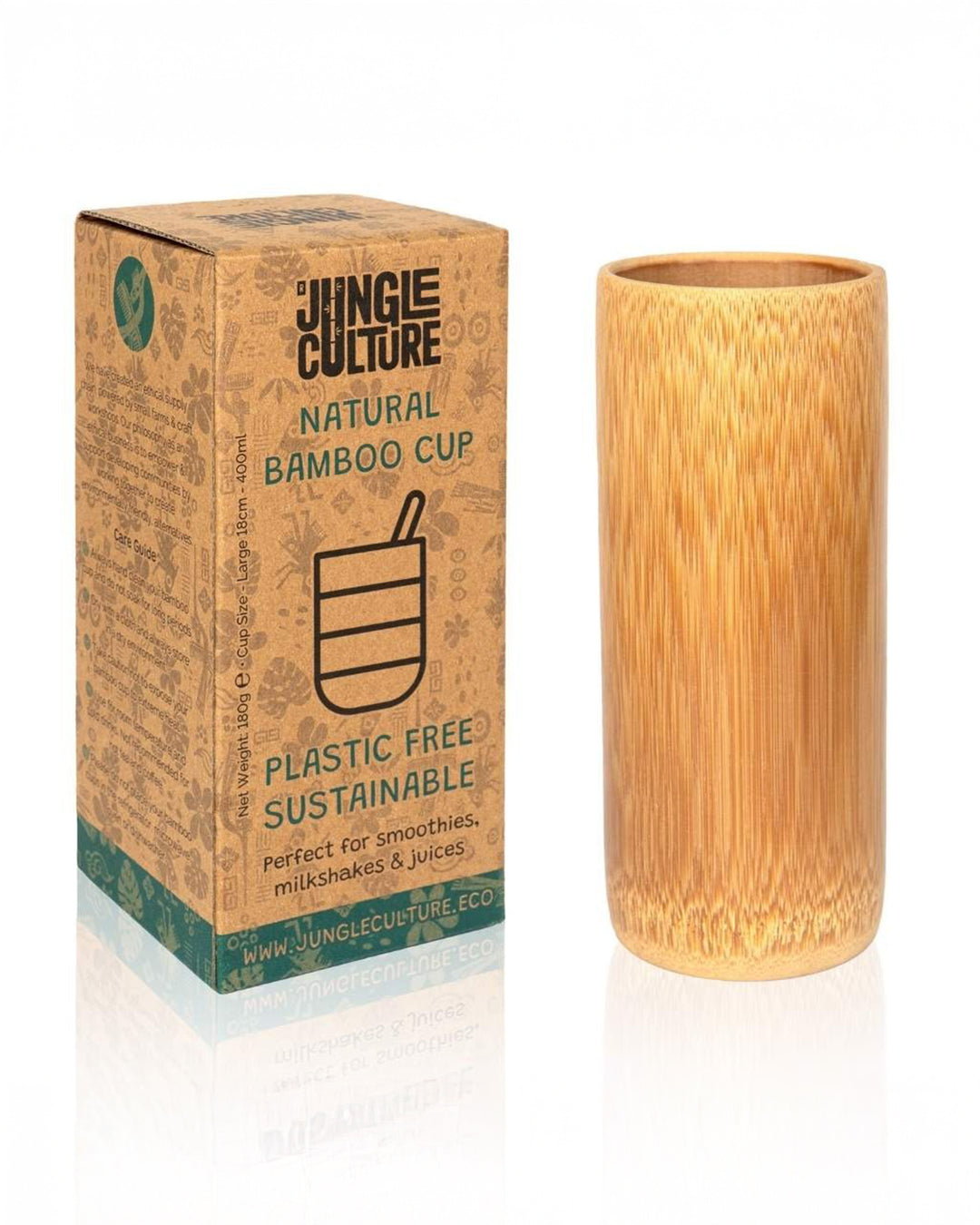 Jungle Culture Bamboo Drinking Cup 500ml