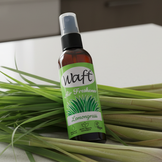 LoofCo Waft Lemongrass Essential Oil Air Freshener Room Fragrance