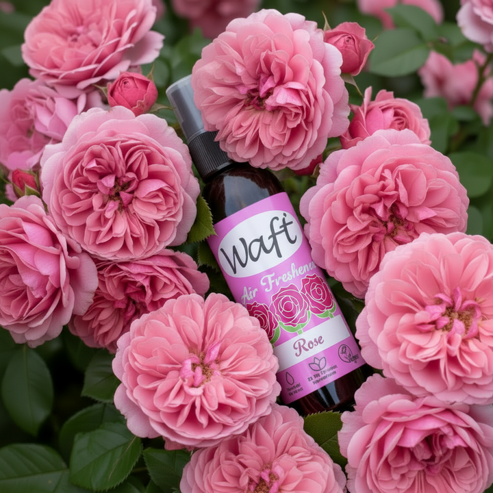 LoofCo Waft Rose Essential Oil Air Freshener Room Fragrance