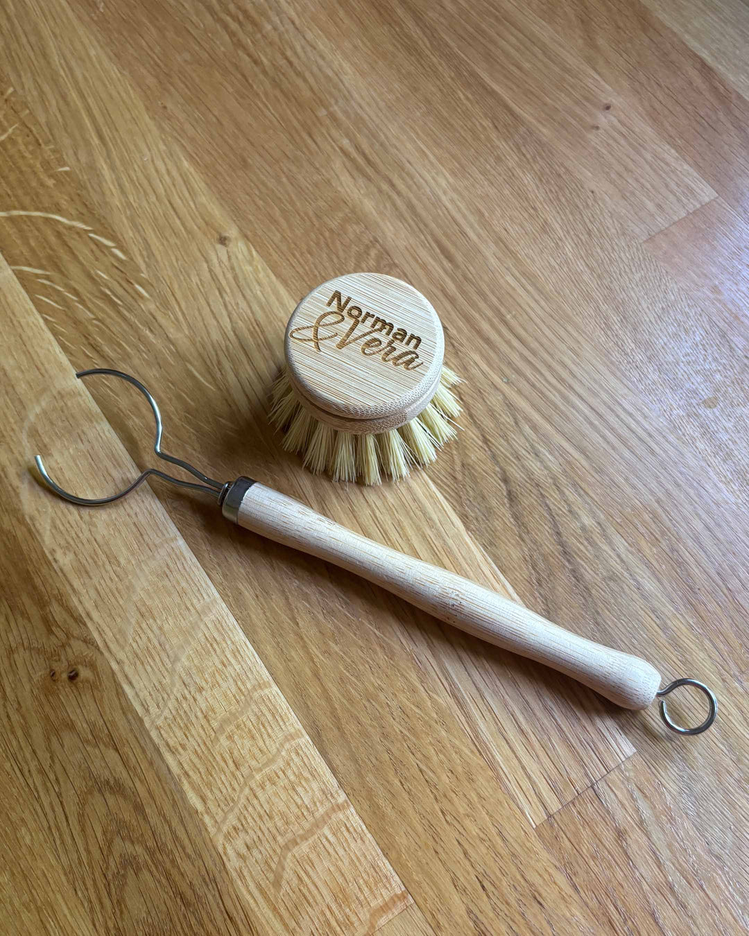 Norman & Vera Eco Friendly Wood and Bristle Washing Up Brush - Soft Head