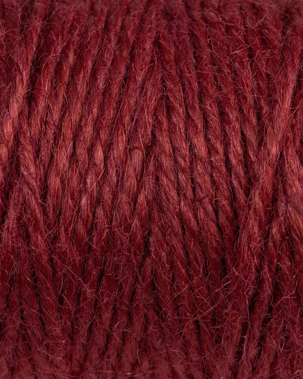 Close-up of a ball of red yarn