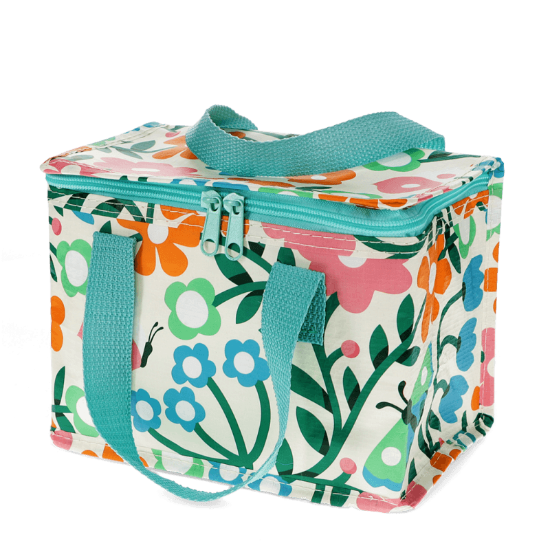 Esme lunch bag showing the foil-insulated lining