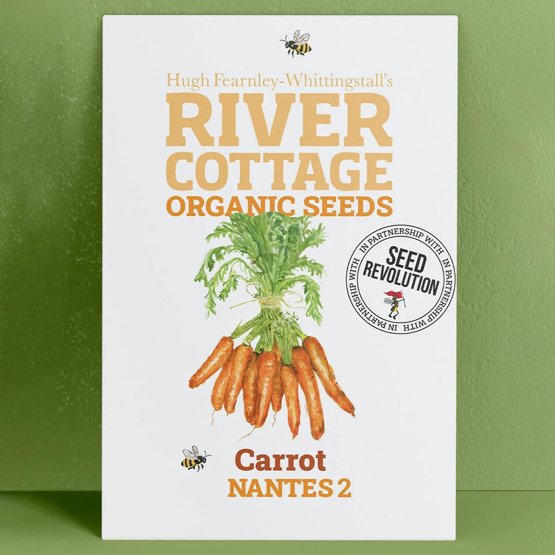 River Cottage Organic Carrot Seeds - Nantes 2 seed packet front