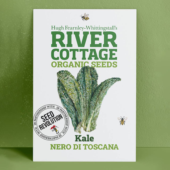River Cottage Organic Kale Seeds - Nero Di Toscana seed packet front