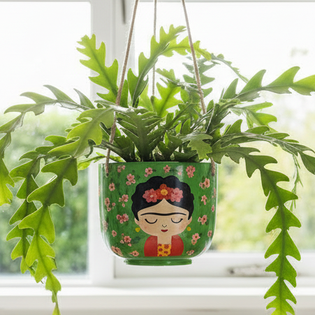 Sass & Belle Floral Frida Hanging Planter