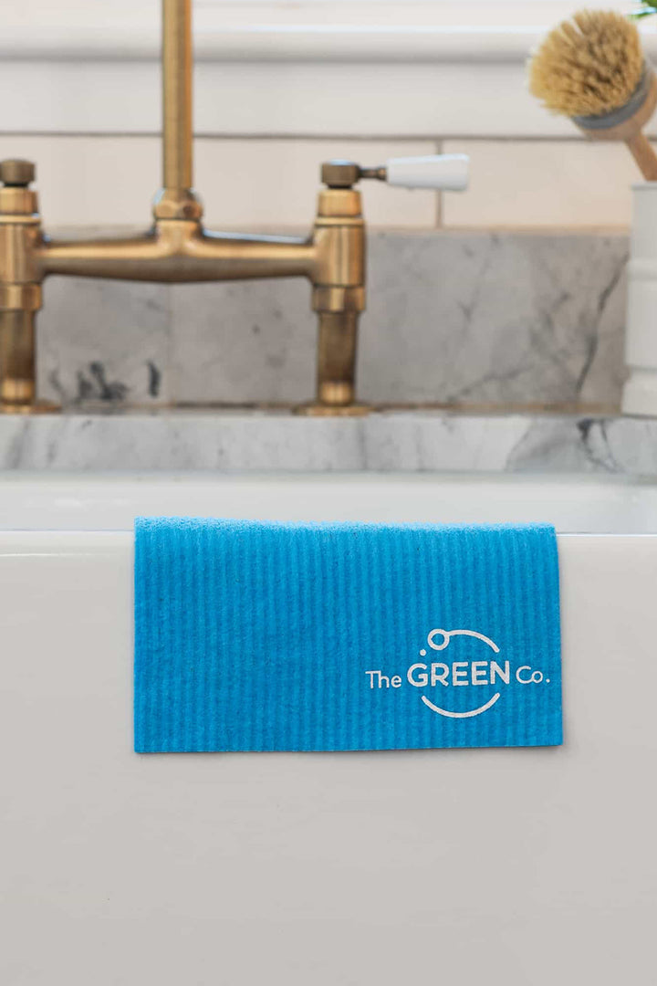 The Green Co Super Absorbent Plastic Free Cellulose Dish Cloths - Pack of 4 Colours
