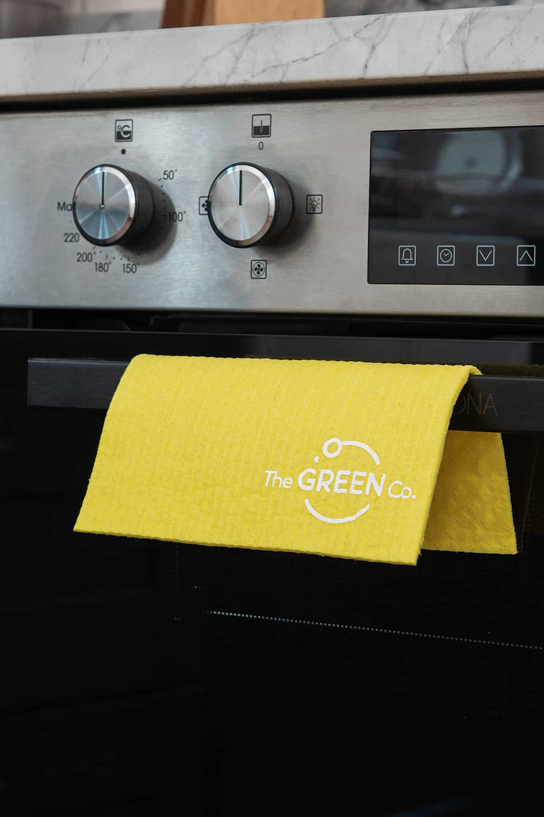 The Green Co Super Absorbent Plastic Free Cellulose Dish Cloths - Pack of 4 Colours
