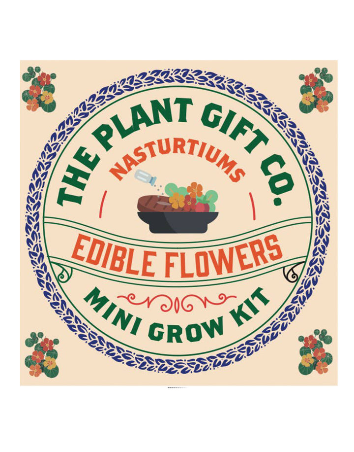 The Plant Gift Company Grow Your Own Edible Flowers Eco Mini Grow Kit