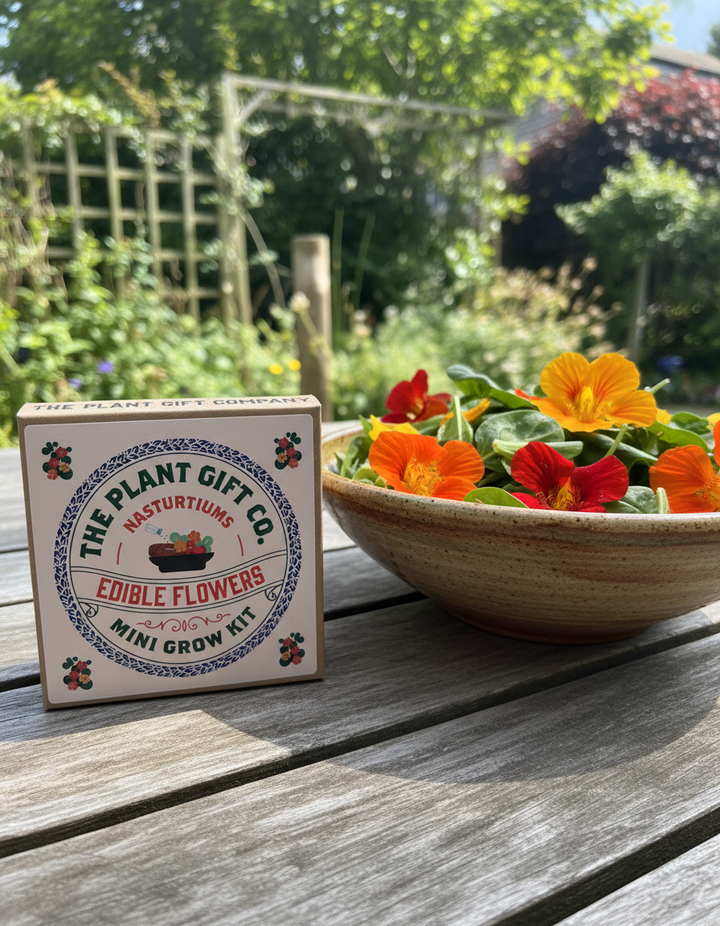 The Plant Gift Company Grow Your Own Edible Flowers Eco Mini Grow Kit