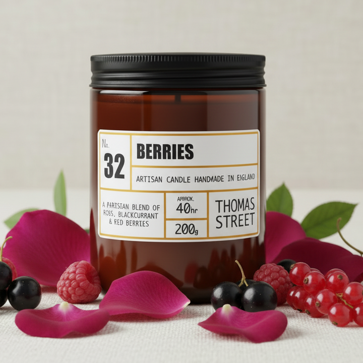 Thomas Street Berries Artisan Candle No.32