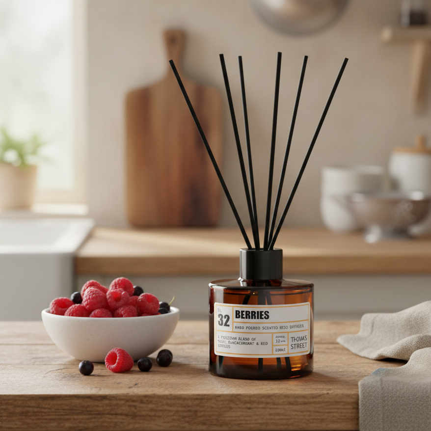 Thomas Street Berries Hand Blended Reed Diffuser No.32 100ml