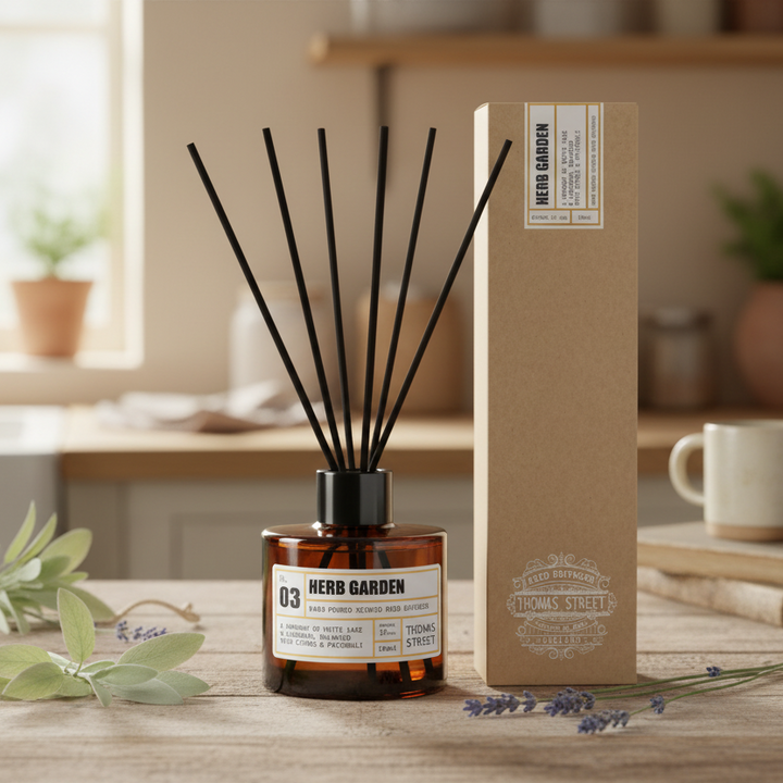 Thomas Street Herb Garden Hand Blended Reed Diffuser No.03 100ml