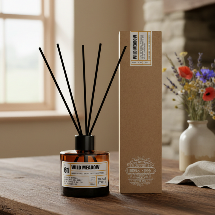 Thomas Street Wild Meadow Hand Blended Reed Diffuser  No.61 100ml