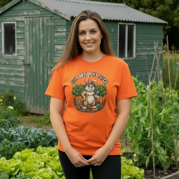 Norman & Vera® Stay Out Of My Patch Classic Cotton T-Shirt