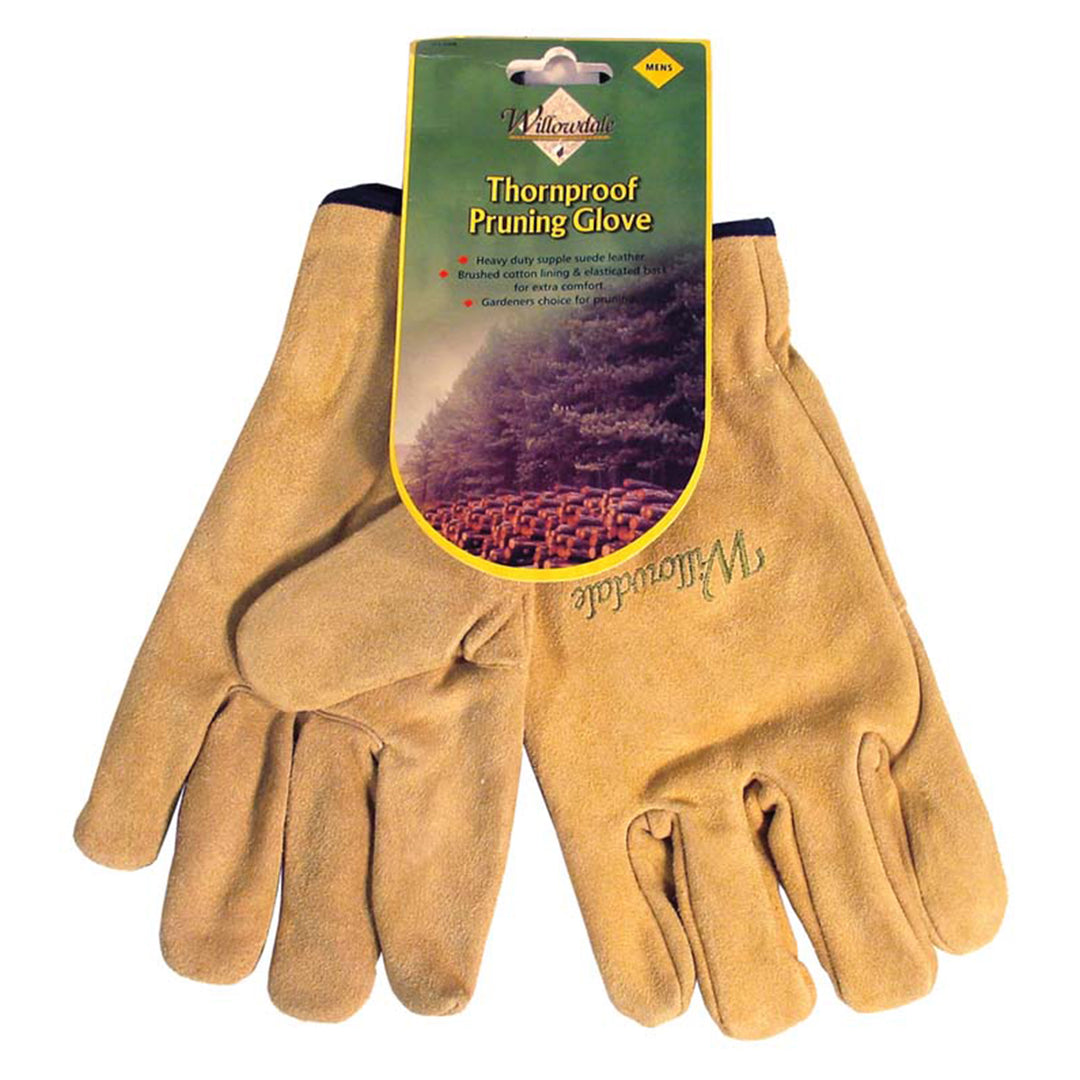 Willowdale Mens Suede Leather Thornproof Pruning Gloves GL009