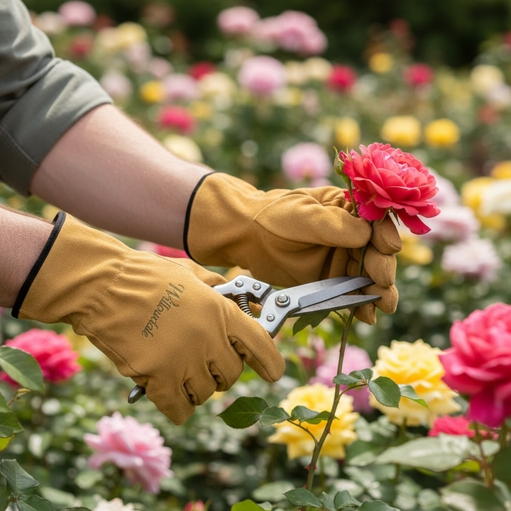 Willowdale Mens Suede Leather Thornproof Pruning Gloves GL009