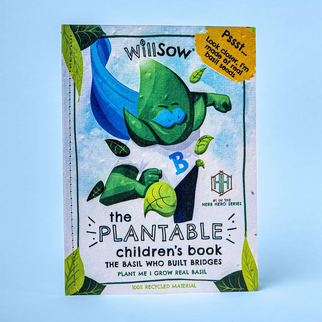 Willsow The Basil Who Built Bridges Plantable Book