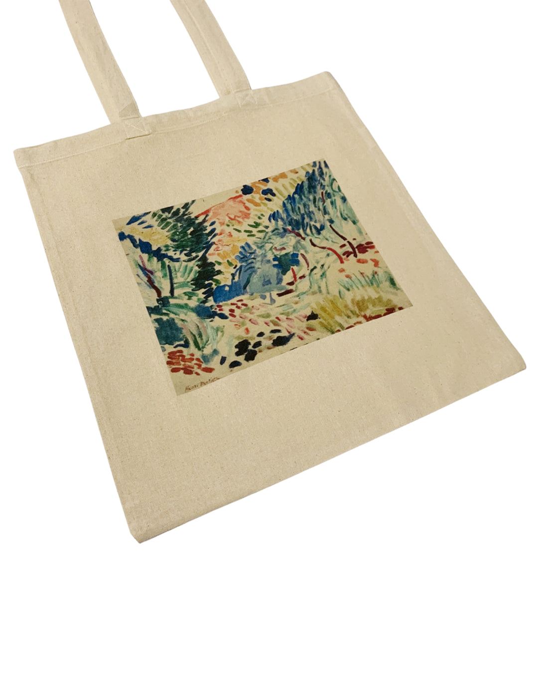 Zzzebraaa Henri Matisse Landscape at Collioure Print Canvas Tote Bag