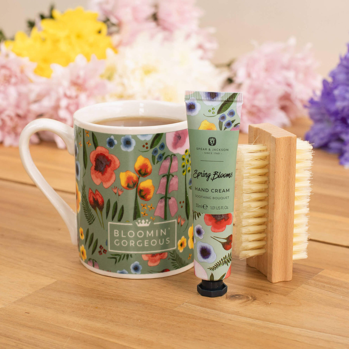 Spear & Jackson Bloomin' Gorgeous Floral Mug Gift Set