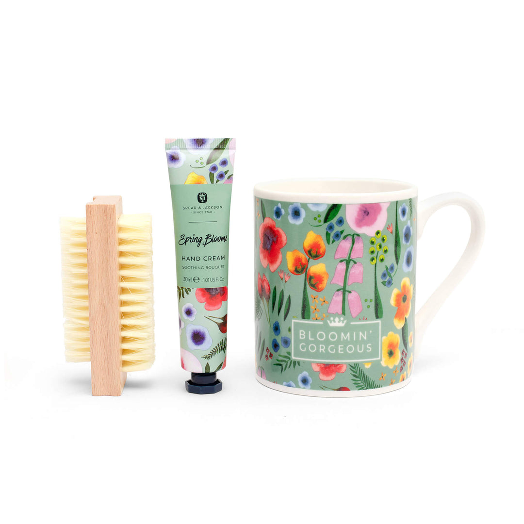 Spear & Jackson Bloomin' Gorgeous Floral Mug Gift Set