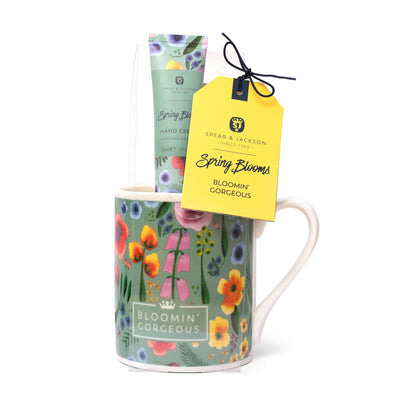 Spear & Jackson Bloomin' Gorgeous Floral Mug Gift Set