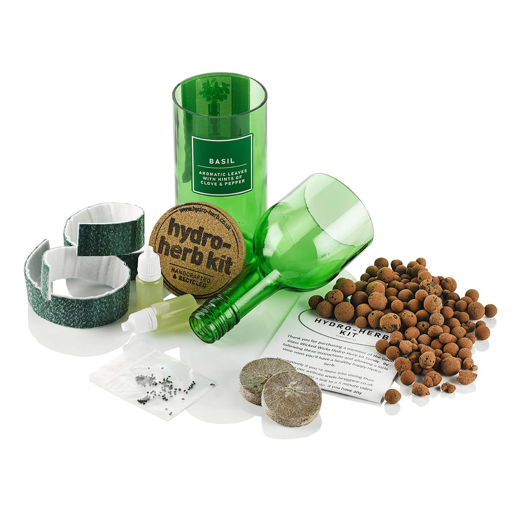 Hydro Herb Basil Hydroponic Growing Kit - Norman & Vera Garden Emporium